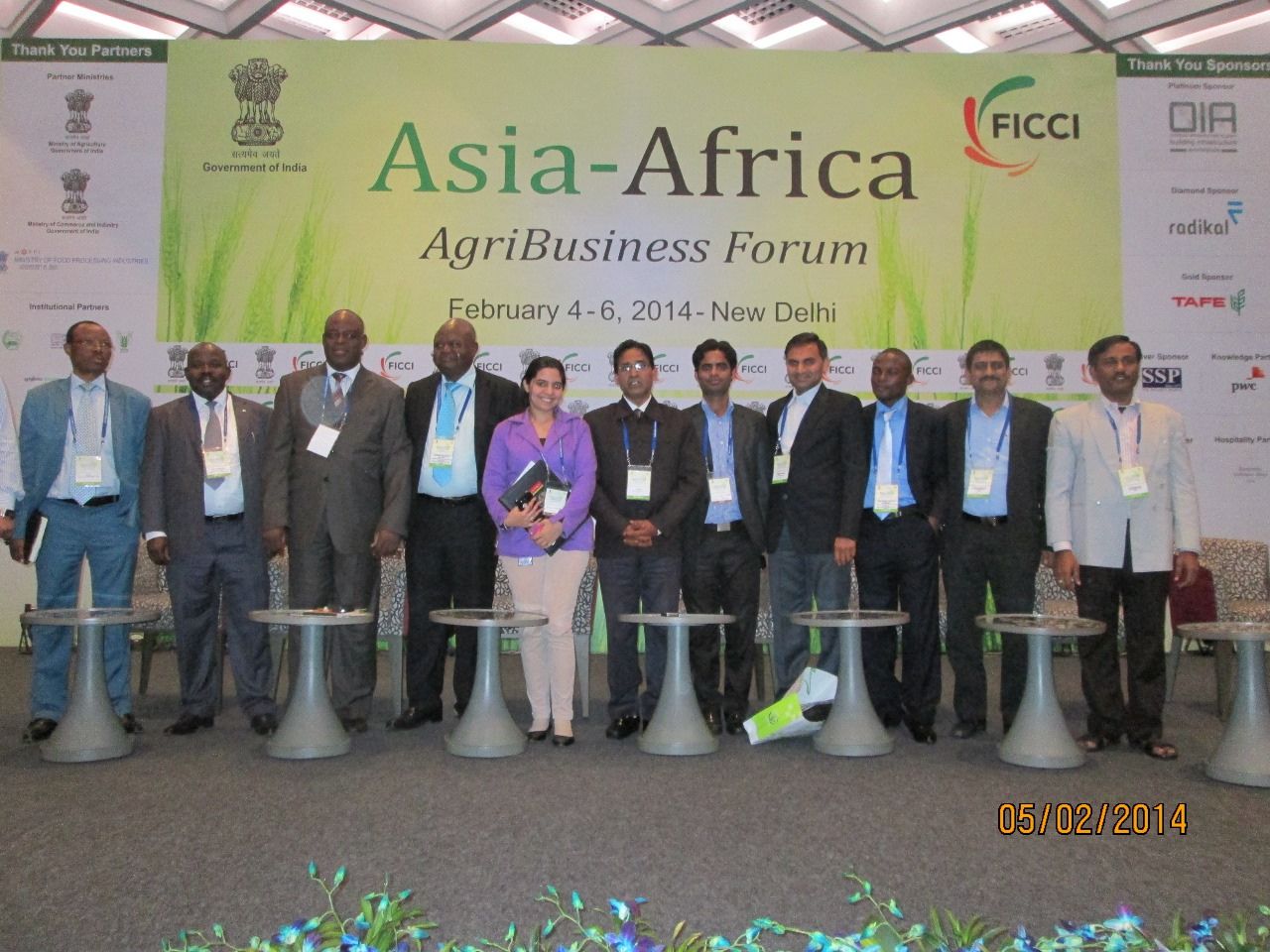 Representation at international Event